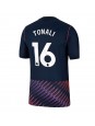 Moški Nogometna dresi replika Tottenham Hotspur Sandro Tonali #16 Gostujoči 2026-27 Kratek rokav Moški Nogometna dresi replika Tottenham Hotspur Sandro Tonali #16 Gostujoči 2026-27 Kratek rokav